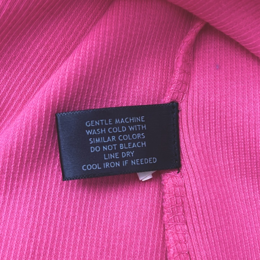 Boston Proper Linen Ruffle Ribbed Top - Picture 11 of 11